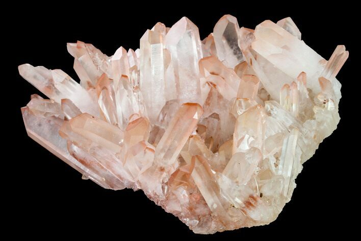 Tangerine Quartz Crystal Cluster - Madagascar #156951